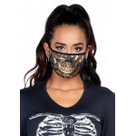 Mondkapje Gold Skull